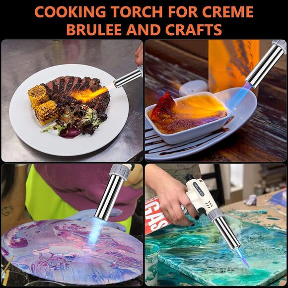 Culinary Professional Kitchen Butane Torch – Adjustable Flame (Gas Not Included) - Picture 5 of 7